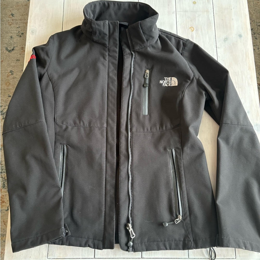 The North Face Black Performance Jacket with High Collar